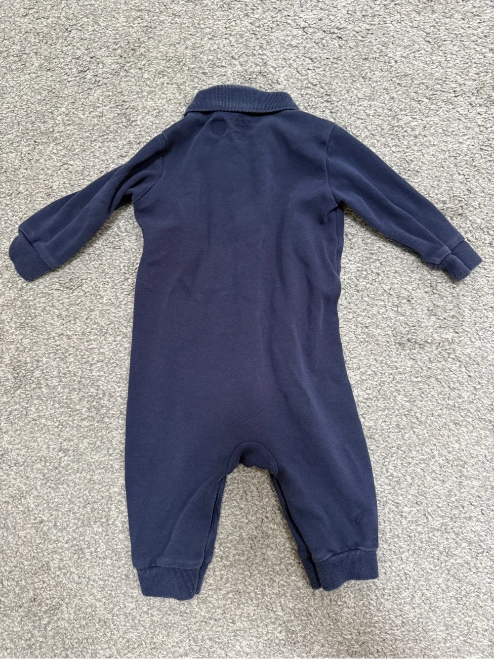 Ralph Lauren 6m Navy One-Piece Polo